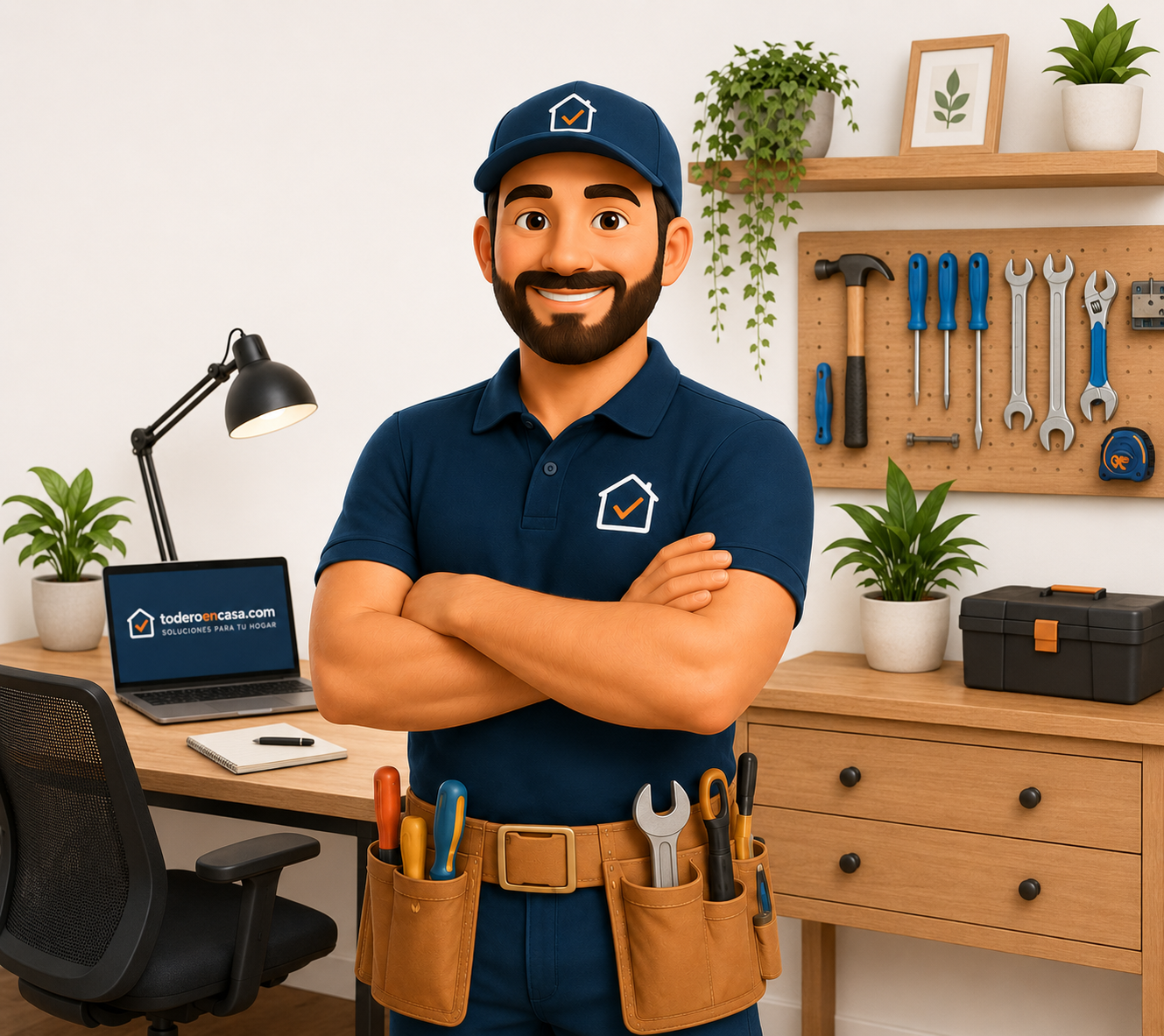 Técnico de ToderoEnCasa listo para ayudar